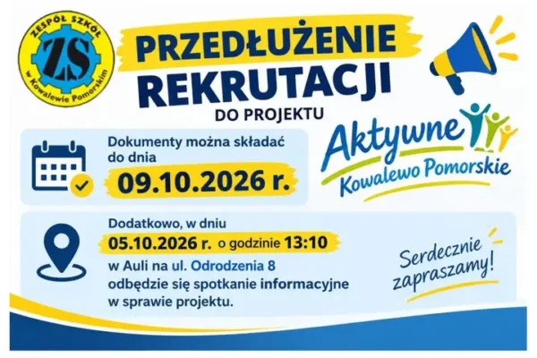 Kowalewo Pomorskie: przedłużony nabór do projektu „Mundurowi”