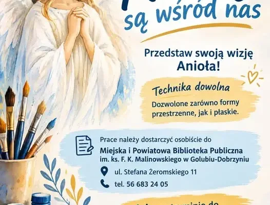Konkurs plastyczny „Przedstaw swoją wizję Anioła” w Golubiu-Dobrzyniu