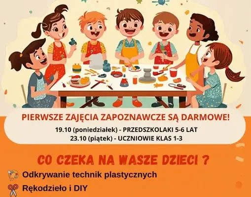 Zajęcia kreatywne dla dzieci w Radominie – zapisy trwają