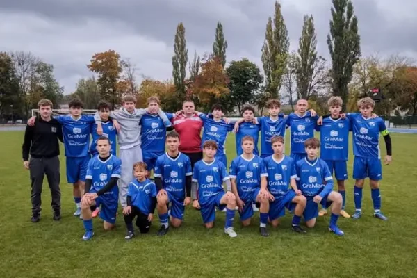 Juniorzy młodsi Drwęcy Golub-Dobrzyń wygrywają z Sokołem Lubicz Dolny 3:1