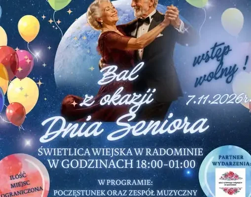 Bal Seniora w Gminie Radomin – zapisy trwają
