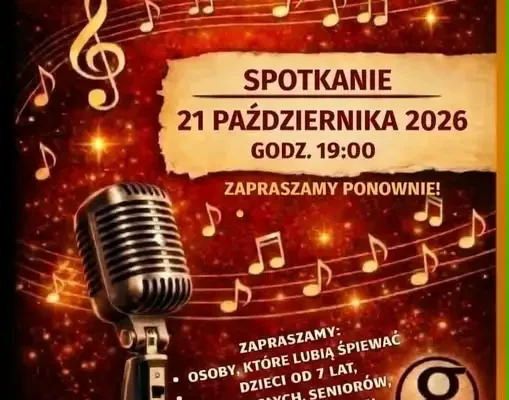 Chór wraca do śpiewania – spotkanie już 21 października w Radominie