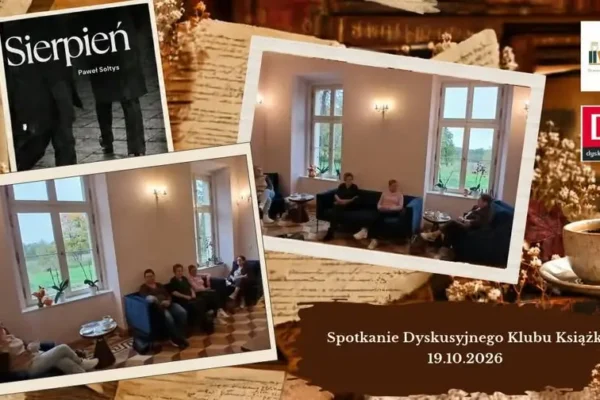 Dyskusyjny Klub Książki w Zbójnie omawiał „Sierpień” Pawła Sołtysa